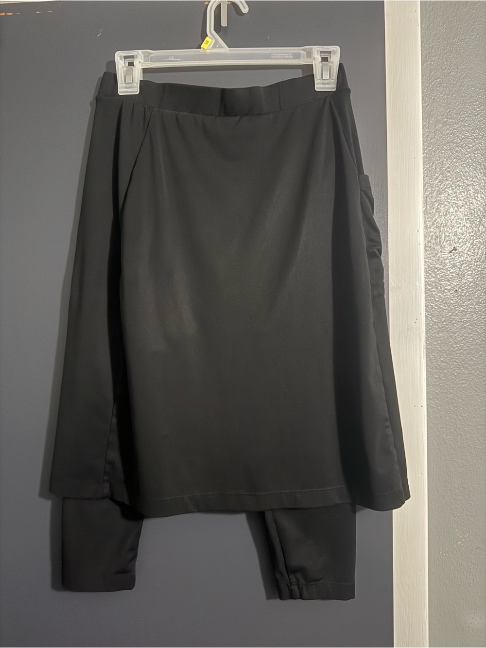 Simple Black A-Line Skirt with Comfortable Waistband